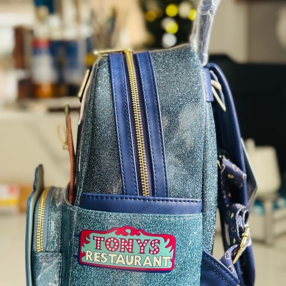 Disney Stained Glass Princess Backpack with Pink Bow - Picture 10 of 10